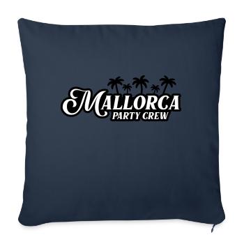 Mallorca Party Crew - Sofa pillowcase 17,3'' x 17,3'' (45 x 45 cm) - navy - Front