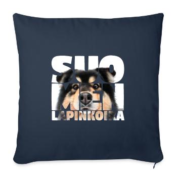 NASSU Lappari 004 - Sofa pillowcase 17,3'' x 17,3'' (45 x 45 cm) - navy - Front