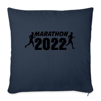 Marathon 2022 - Sofakissenbezug 45 x 45 cm - Navy - Vorne