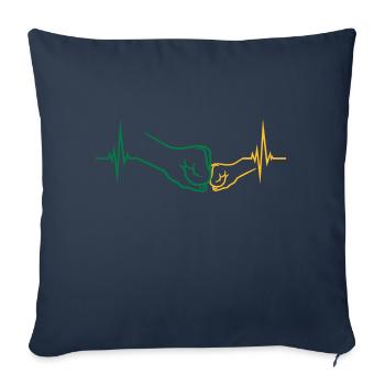 Kind Fäuste Puls - Sofakissenbezug 45 x 45 cm - Navy - Vorne