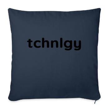 Technology: The statement for technology fans - Sofa pillowcase 17,3'' x 17,3'' (45 x 45 cm) - navy - Front