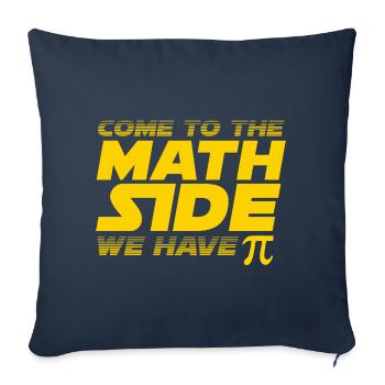 MATH SIDE - Sofa pillowcase 17,3'' x 17,3'' (45 x 45 cm) - navy - Front