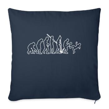 Football Football coach Footballer Footballer - Sofa pillowcase 17,3'' x 17,3'' (45 x 45 cm) - navy - Front