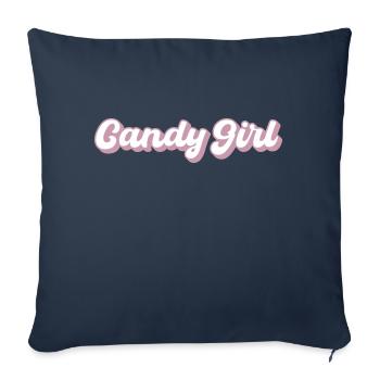 Candy Girl - Sofakissenbezug 45 x 45 cm - Navy - Vorne