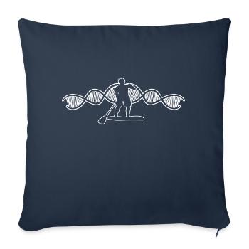 Stand-up paddlers Stand Up Paddling Stand-up paddleboarding Surfing - Sofa pillowcase 17,3'' x 17,3'' (45 x 45 cm) - navy - Front