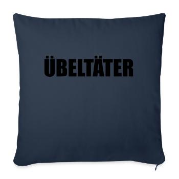 Übeltäter - Sofakissenbezug 45 x 45 cm - Navy - Vorne