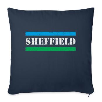Sheffield - Sofa pillowcase 17,3'' x 17,3'' (45 x 45 cm) - navy - Front