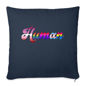 Menschenrechte LGBTQ Gleichstellung Geschlecht - Sofakissenbezug 45 x 45 cm - Navy - Vorne