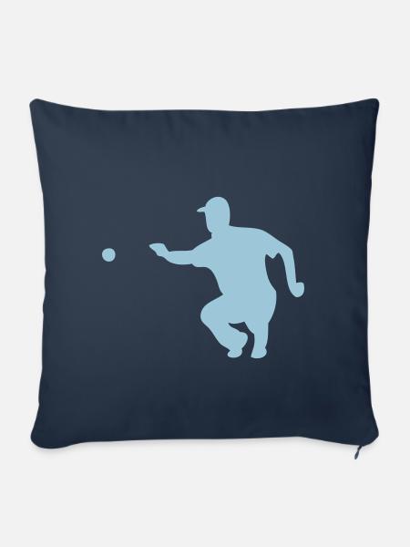 Petanque Kugel Pointer 1 - Sofakissenbezug 45 x 45 cm - Navy