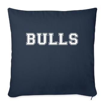Bulls Sport Basketball Chicago USA Gift - Sofa pillowcase 17,3'' x 17,3'' (45 x 45 cm) - navy - Front