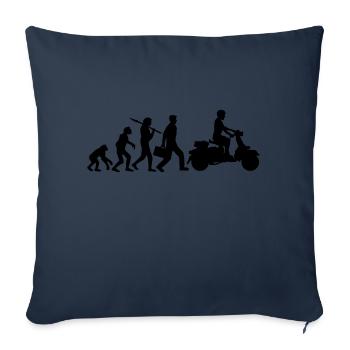 cool vehicle engine evolution electric reel - Sofa pillowcase 17,3'' x 17,3'' (45 x 45 cm) - navy - Front