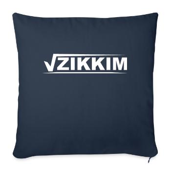 Zıkkımın kökü - Housse de coussin décorative 45 x 45 cm - bleu marine - Devant