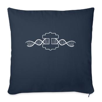 Fitness Athletes Muscle Bodybuilder Strength Training - Sofa pillowcase 17,3'' x 17,3'' (45 x 45 cm) - navy - Front