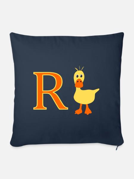 Rente Ente - Sofakissenbezug 45 x 45 cm - Navy