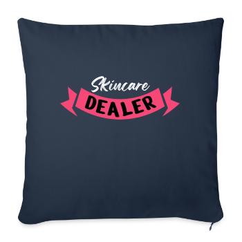 Skincare Dealer Aesthetician Beauty Therapist - Sofa pillowcase 17,3'' x 17,3'' (45 x 45 cm) - navy - Front