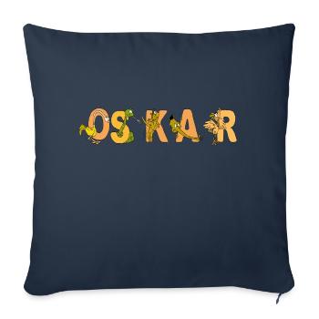 Oskar - Sofakissenbezug 45 x 45 cm - Navy - Vorne