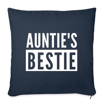 AUNTIE'S BESTIE - Sofa pillowcase 17,3'' x 17,3'' (45 x 45 cm) - navy - Front
