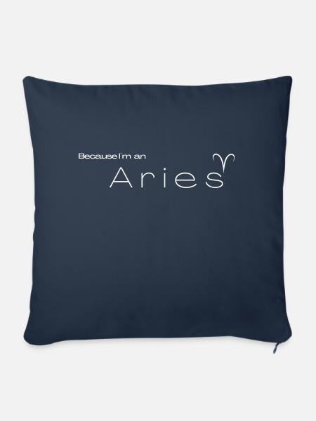 Widder - Sofakissenbezug 45 x 45 cm - Navy