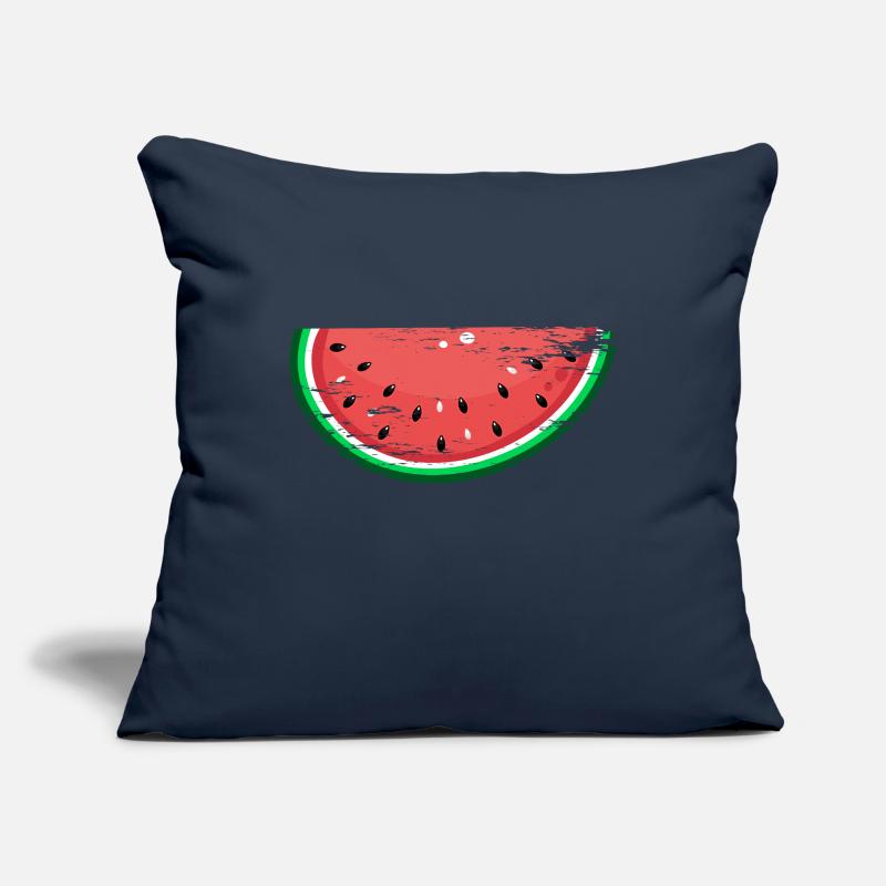 Tranche de conception de pastèque utilisée Housse de coussin décorative 45 x 45 cm