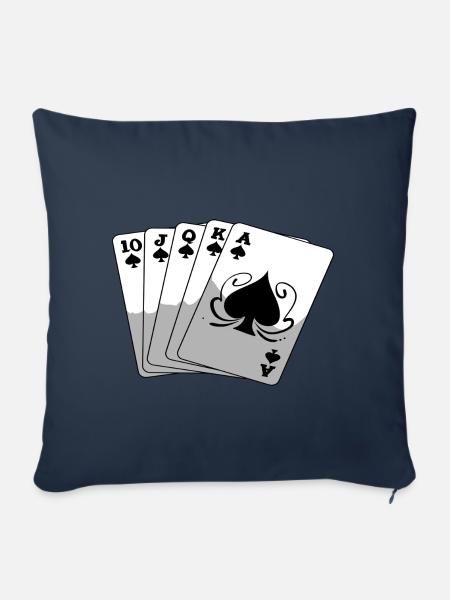 Royal Flush - Sofakissenbezug 45 x 45 cm - Navy