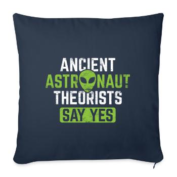 Ancient Astronaut Theorists Say Yes Gift - Sofa pillowcase 17,3'' x 17,3'' (45 x 45 cm) - navy - Front