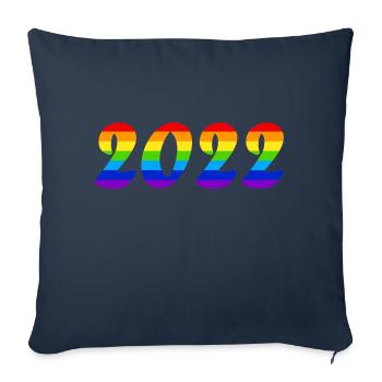 LGBTQ National Team Football World Cup - Sofa pillowcase 17,3'' x 17,3'' (45 x 45 cm) - navy - Front