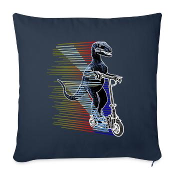 Escooter Electroroller E-Scooter Raptor Bestseller - Housse de coussin décorative 45 x 45 cm - bleu marine - Devant
