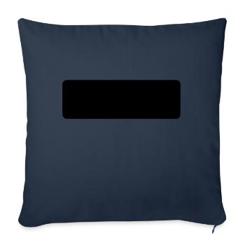 rectangle - Sofa pillowcase 17,3'' x 17,3'' (45 x 45 cm) - navy - Front