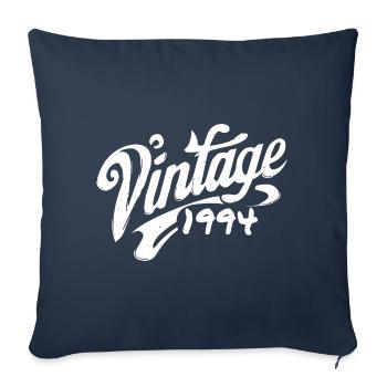 Millésime 1994 Millésime 1994 Anniversaire 1994 Rétro - Housse de coussin décorative 45 x 45 cm - bleu marine - Devant