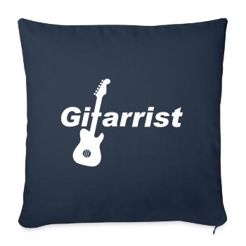 Gitarrist - Sofakissenbezug 45 x 45 cm - Navy - Vorne