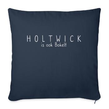 Holtwick Bocholt - Sofakissenbezug 45 x 45 cm - Navy - Vorne