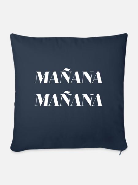 mañana mañana - Sofakissenbezug 45 x 45 cm - Navy