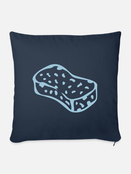 Schwamm 0 - Sofakissenbezug 45 x 45 cm - Navy