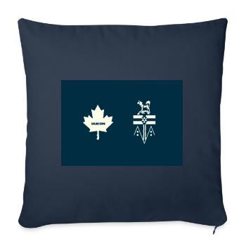 Yukon - Housse de coussin décorative 45 x 45 cm - bleu marine - Devant