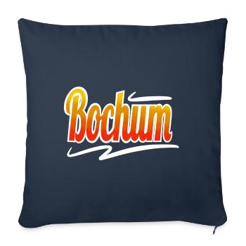 Bochum - Sofakissenbezug 45 x 45 cm - Navy - Vorne