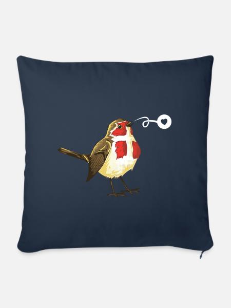 Savoyer Robin - Sofakissenbezug 45 x 45 cm - Navy