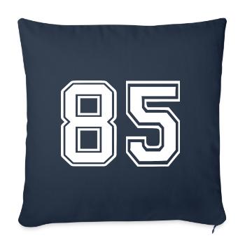 85 - Sofa pillowcase 17,3'' x 17,3'' (45 x 45 cm) - navy - Front