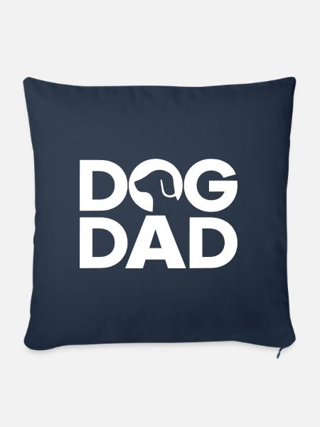 Dogdad - Hundepapa - Sofakissenbezug 45 x 45 cm - Navy