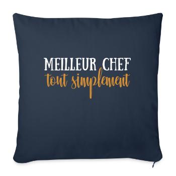 Einfach bester Koch - Sofakissenbezug 45 x 45 cm - Navy - Vorne
