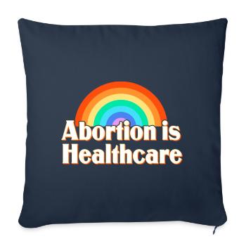 Abortion is Healthcare - Sofakissenbezug 45 x 45 cm - Navy - Vorne