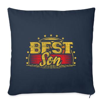 Best Son Gift Idea - Sofa pillowcase 17,3'' x 17,3'' (45 x 45 cm) - navy - Front