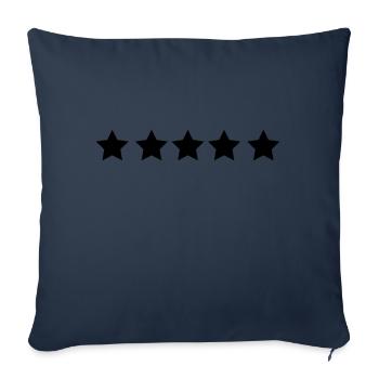 étoile - Housse de coussin décorative 45 x 45 cm - bleu marine - Devant