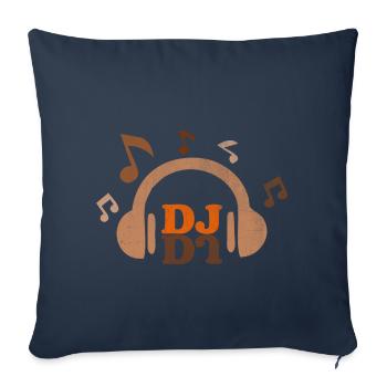 Dj - Sofakissenbezug 45 x 45 cm - Navy - Vorne