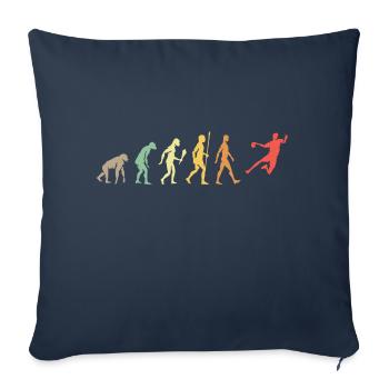 Amateur De Handball Idée De Cadeau - Housse de coussin décorative 45 x 45 cm - bleu marine - Devant