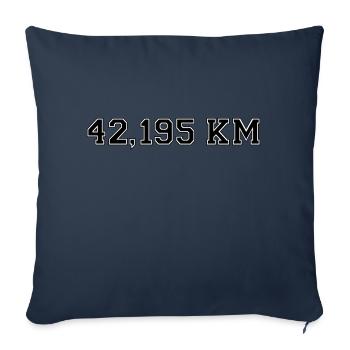 Marathon - Housse de coussin décorative 45 x 45 cm - bleu marine - Devant