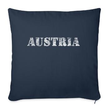AUSTRIA - Sofakissenbezug 45 x 45 cm - Navy - Vorne
