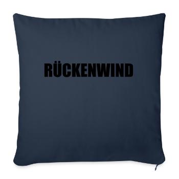 Rueckenwind - Sofakissenbezug 45 x 45 cm - Navy - Vorne