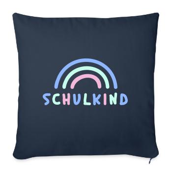 Schulkind - Sofakissenbezug 45 x 45 cm - Navy - Vorne
