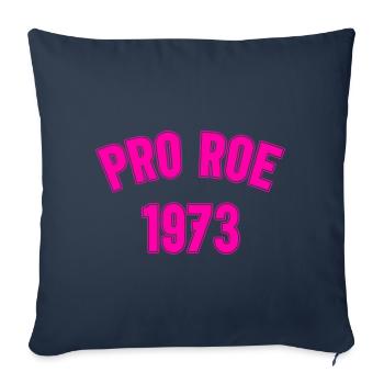 1973 Pro Roe - Sofa pillowcase 17,3'' x 17,3'' (45 x 45 cm) - navy - Front