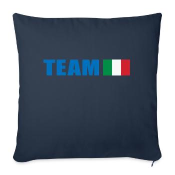 Support Team Italy - Sofa pillowcase 17,3'' x 17,3'' (45 x 45 cm) - navy - Front